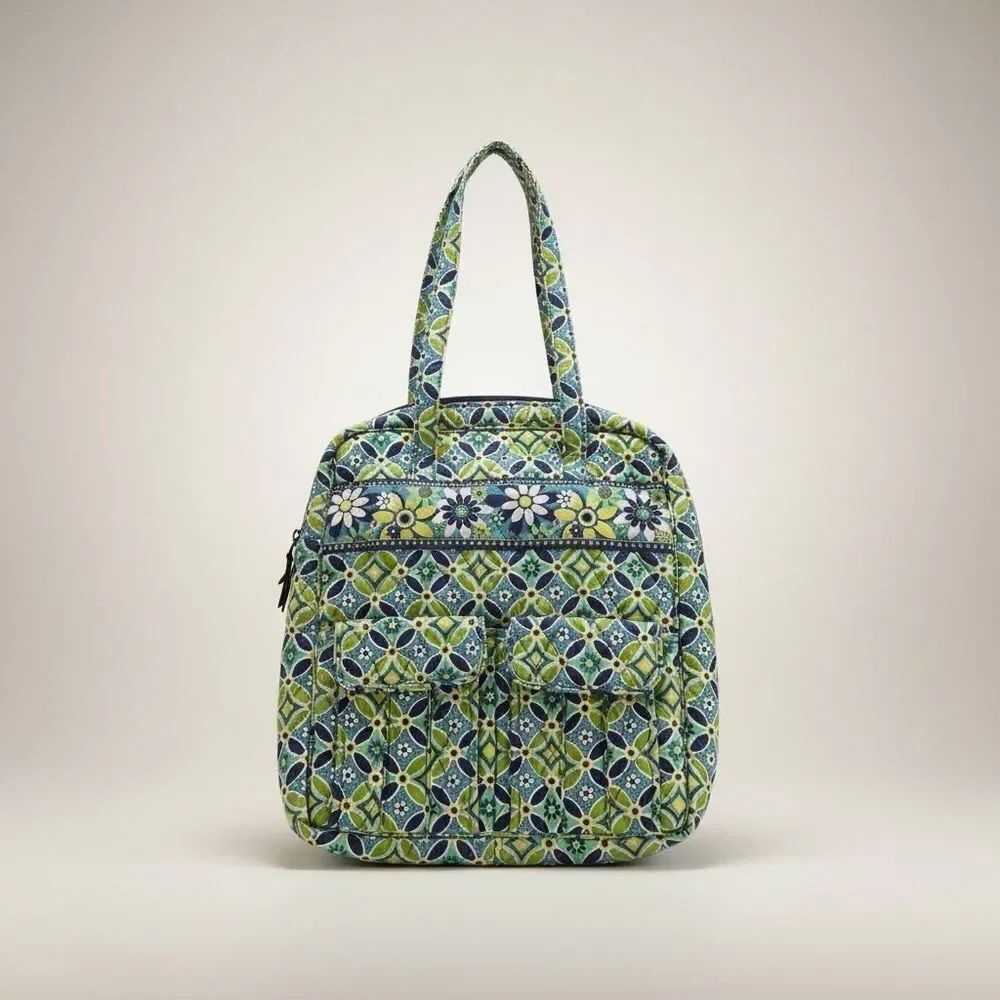 Vera Bradley Large Quilted Tote Daisy Daisy